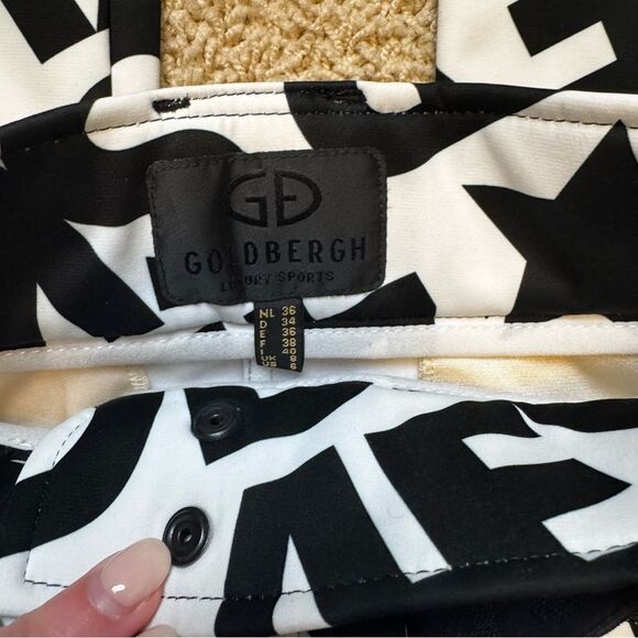 Goldbergh pippa Skistar Ski Pants Pippa Ski Pants White Black Logo Waterproof 6 - Picture 2 of 7
